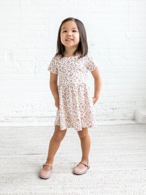 Short Sleeve Stella Swing Dress | Alma Floral