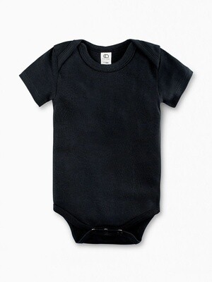 Classic Short Sleeve Bodysuit | Black