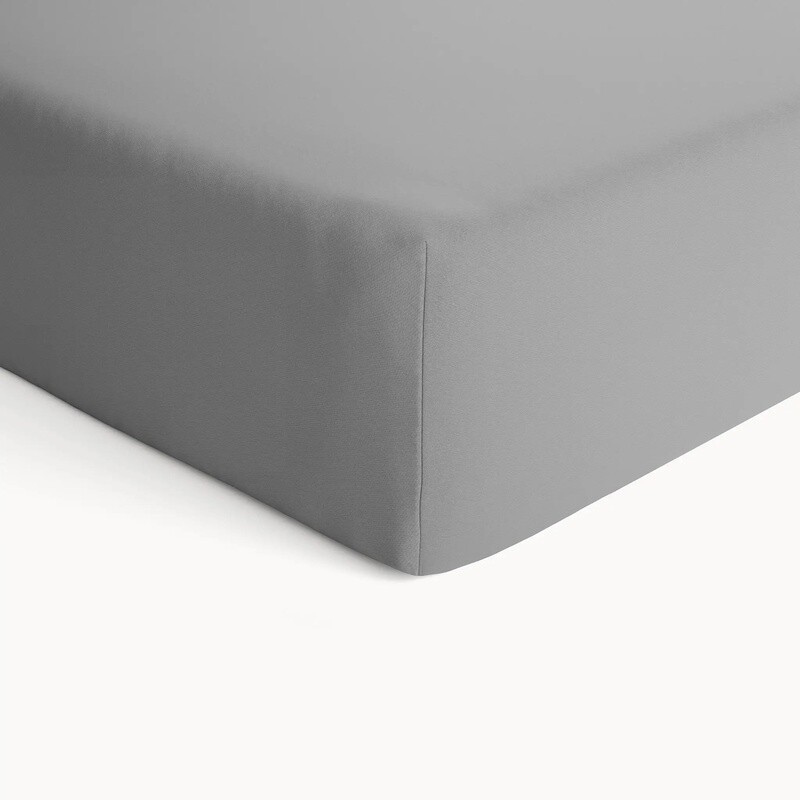 100% Organic Cotton Crib Sheet | Grey