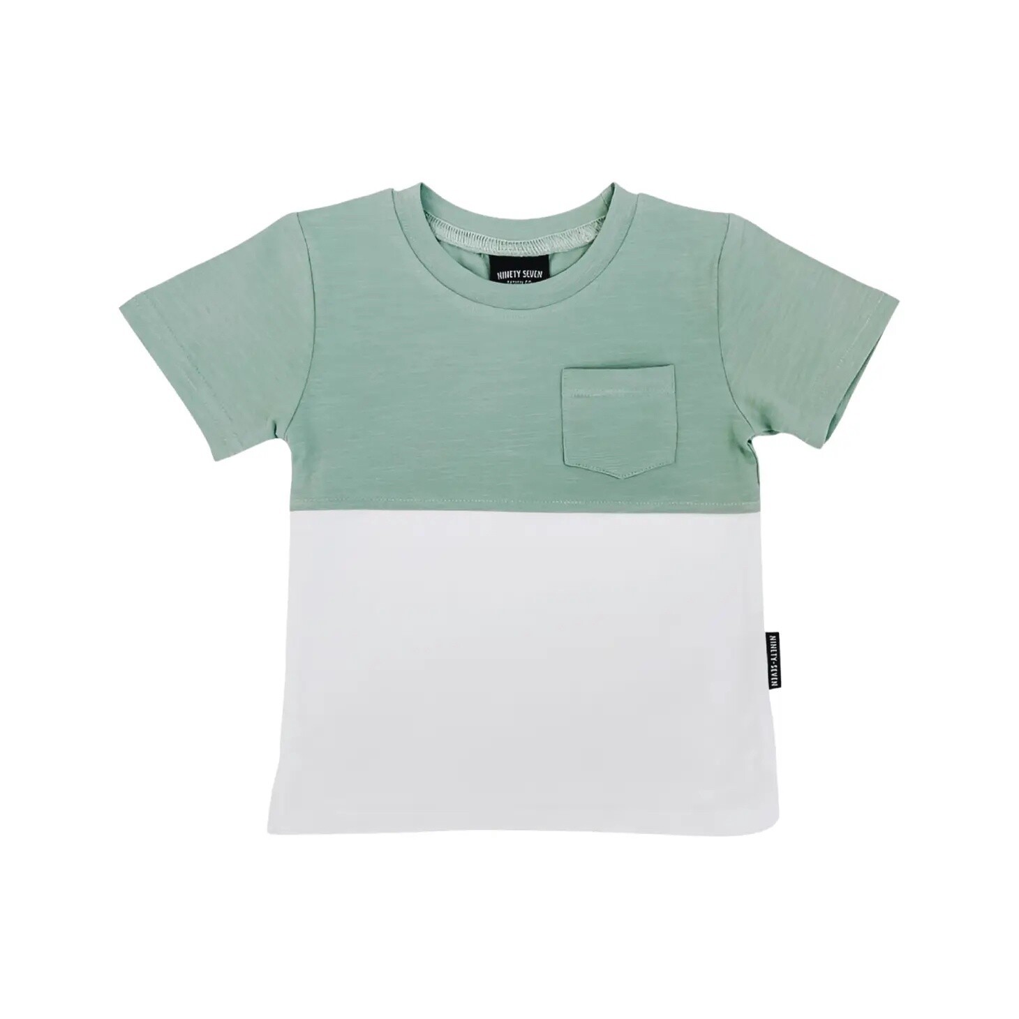 Pocket Tee | Sea Color Block Tee