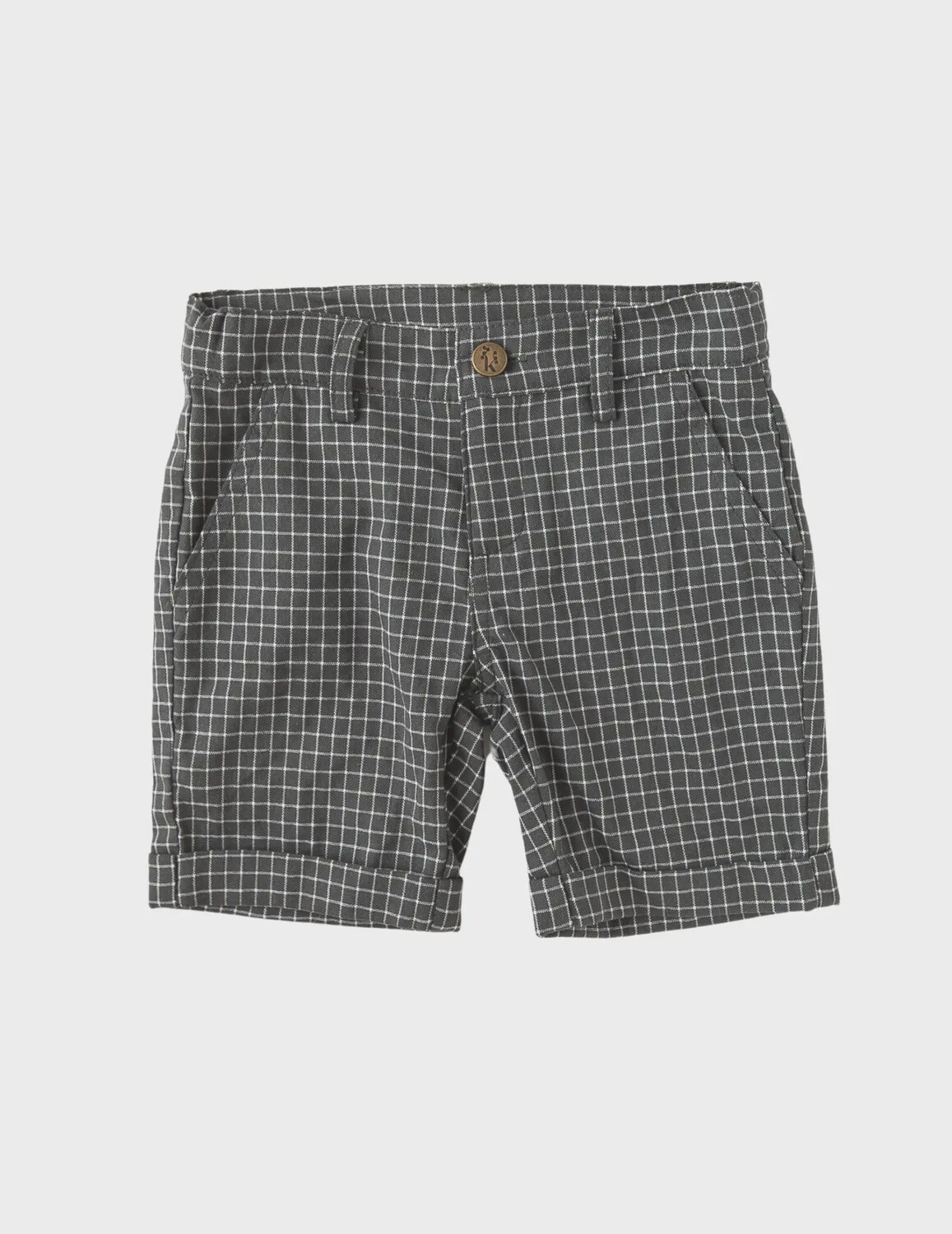 Albert Boys Shorts | Green Gray