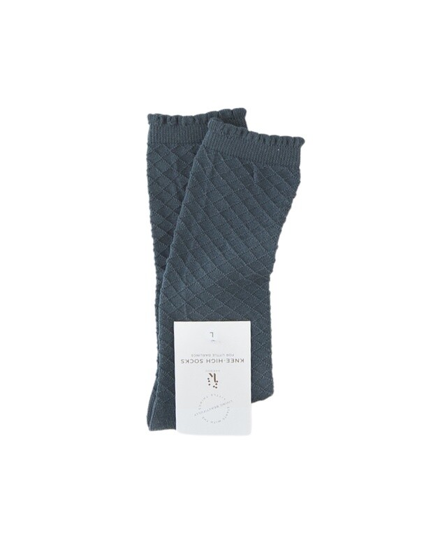 Picnic Knee-High Socks | Azure