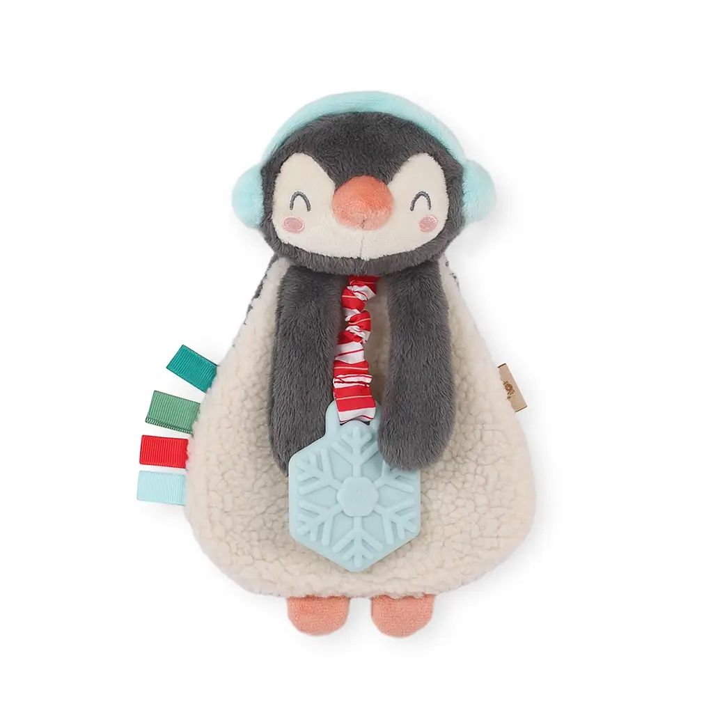 Itzy Lovey™ Holiday Penguin Plush + Teether Toy