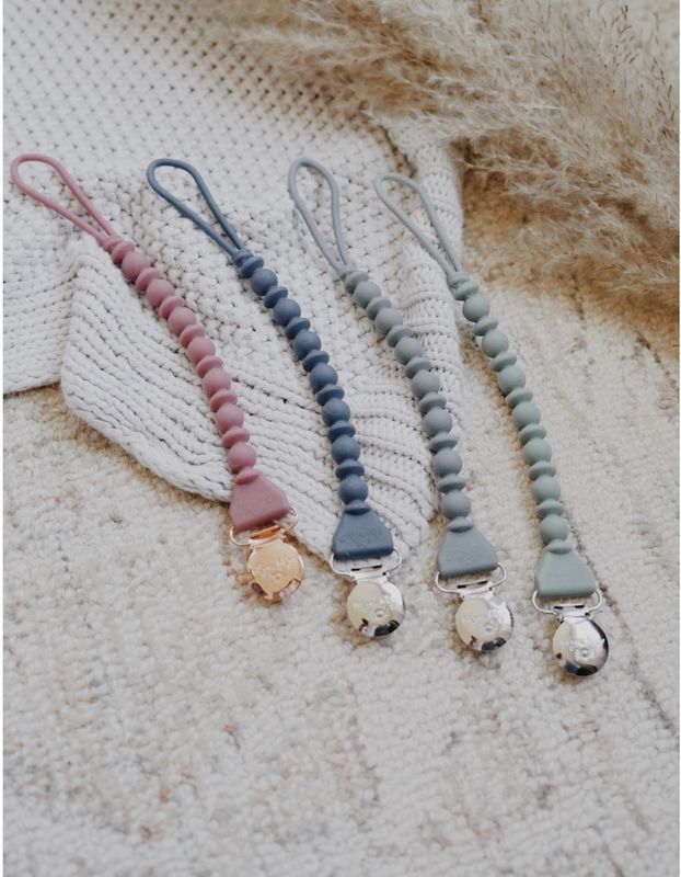 Sweetie Strap™ Silicone One-Piece Pacifier Clips