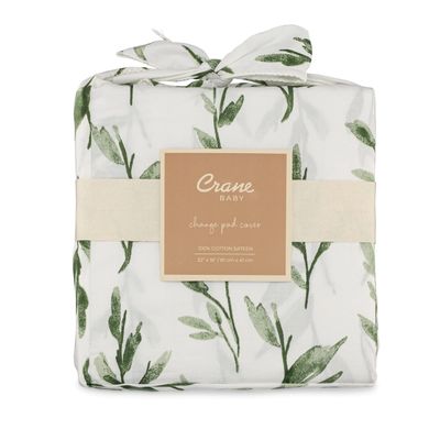 Parker Quilted Leaf Changing Pad Cover