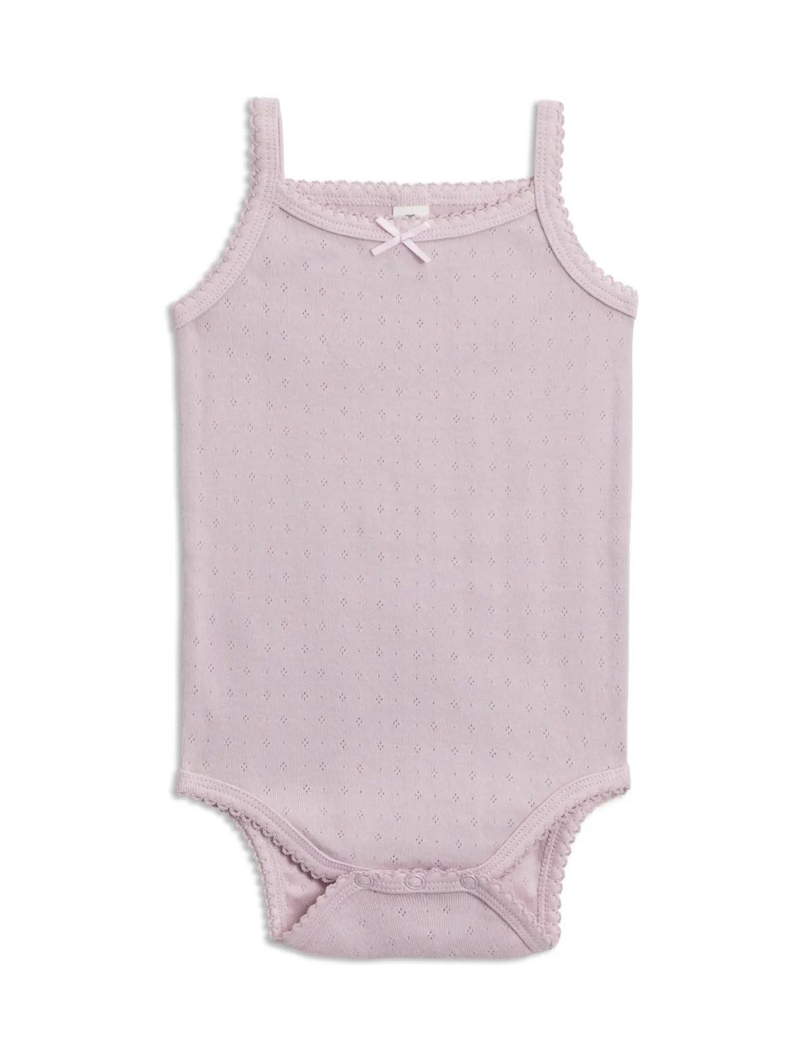 Eva Pointelle Tank Bodysuit | Wisteria