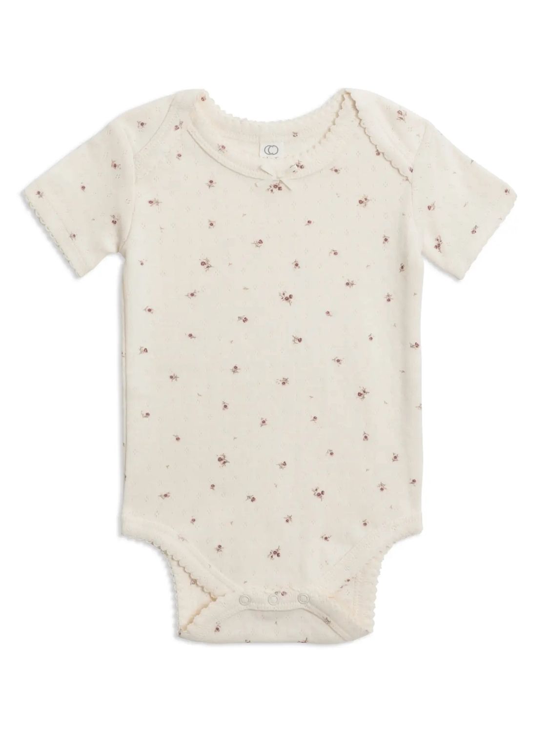 Josie Pointelle Bodysuit | Vida Floral / Ivory + Wisteria