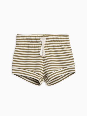 Havana Shorts | Greely Stripe / Ivory + Herb
