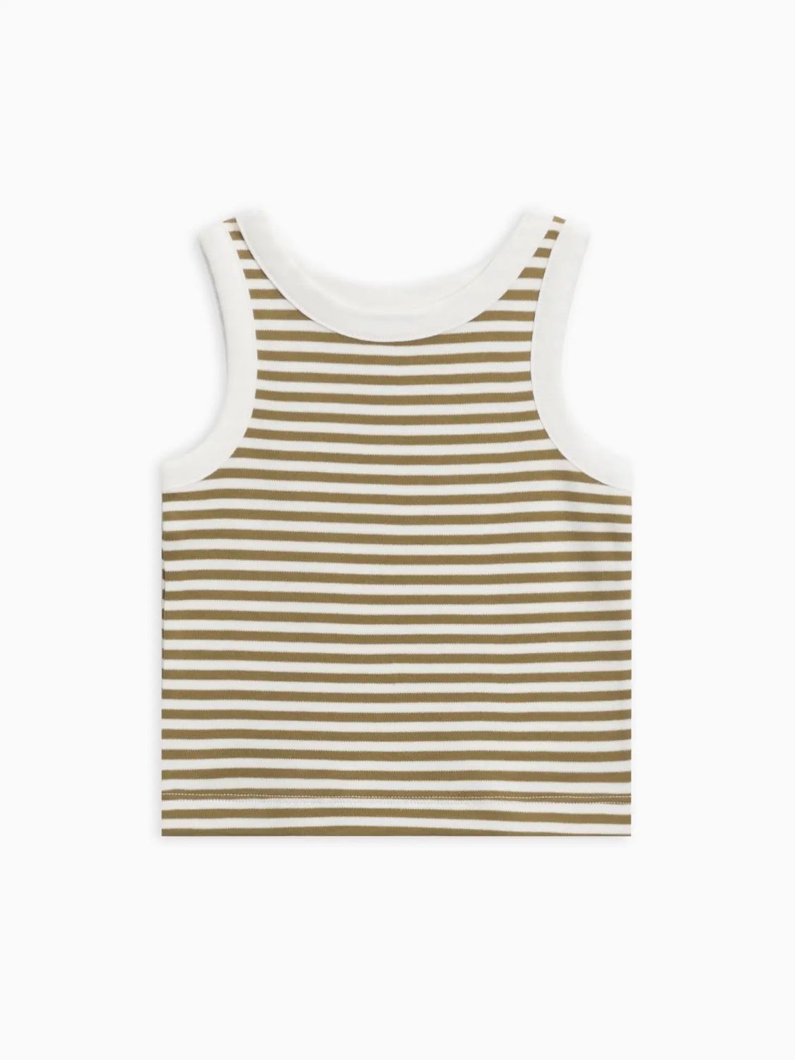 Leni Tank | Greely Stripe / Ivory + Herb