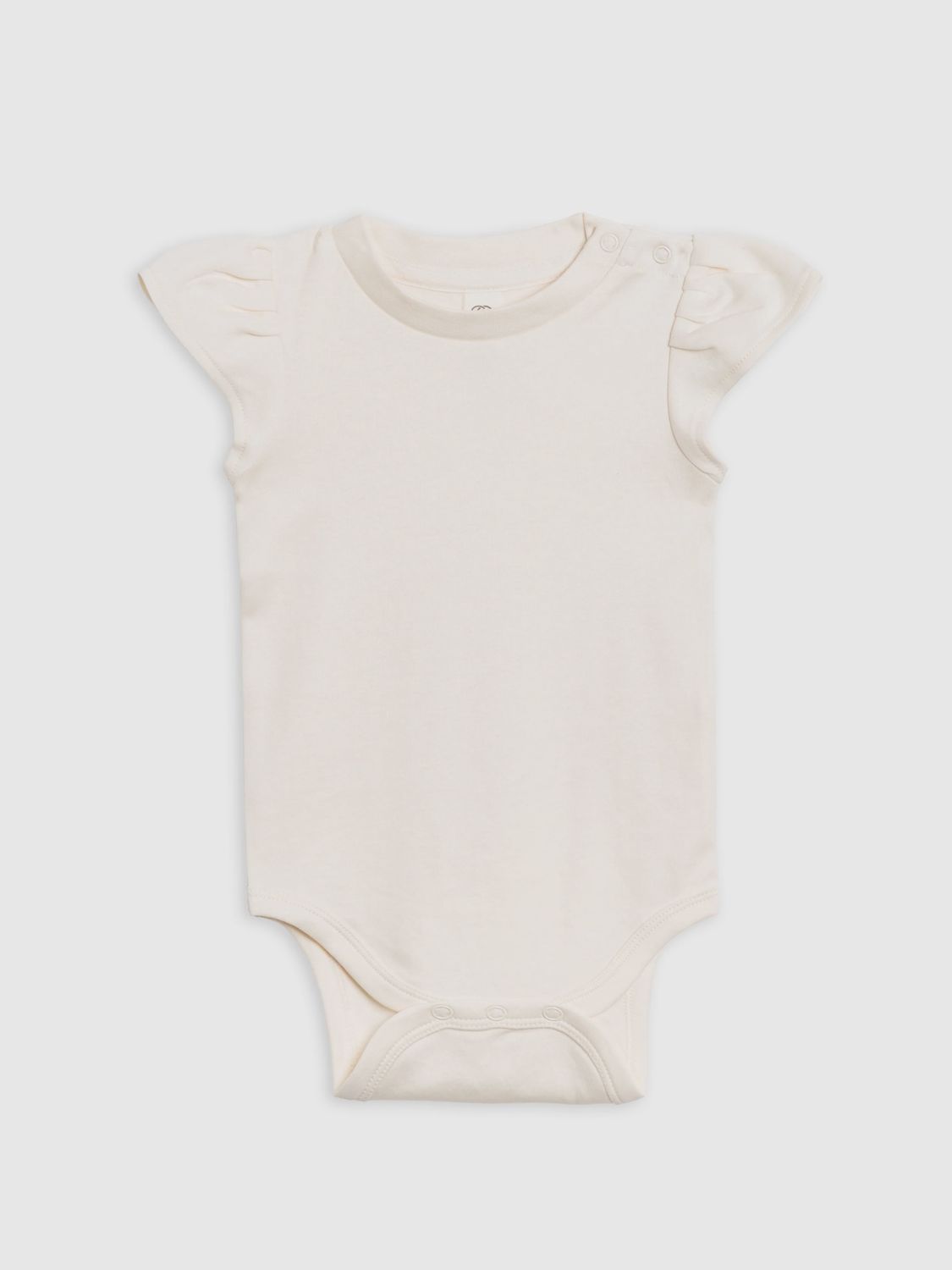 Pearl Petal Sleeve Bodysuit | Ivory