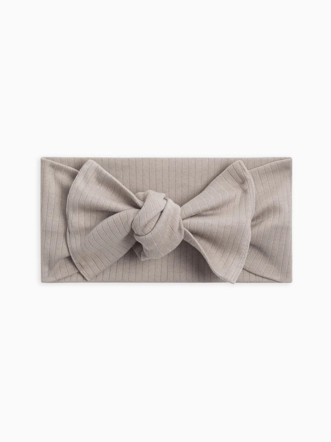 Ribbed Bow Wrap | Dove
