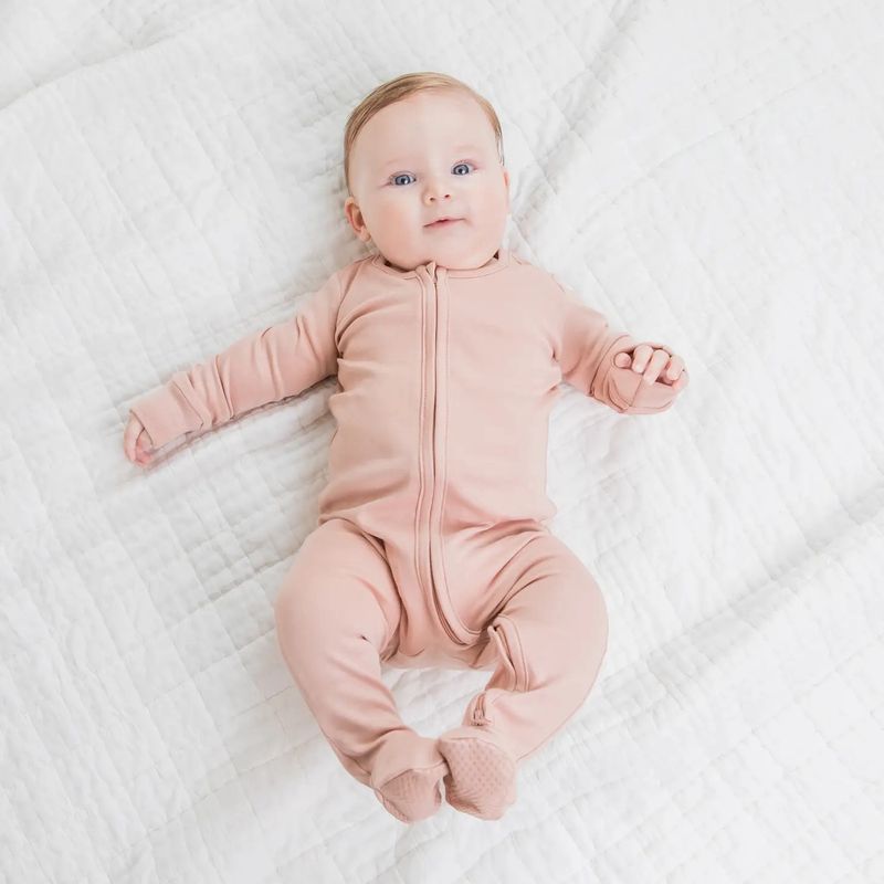 Peyton Zipper Sleeper | Blush