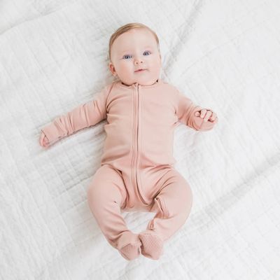 Peyton Zipper Sleeper | Blush