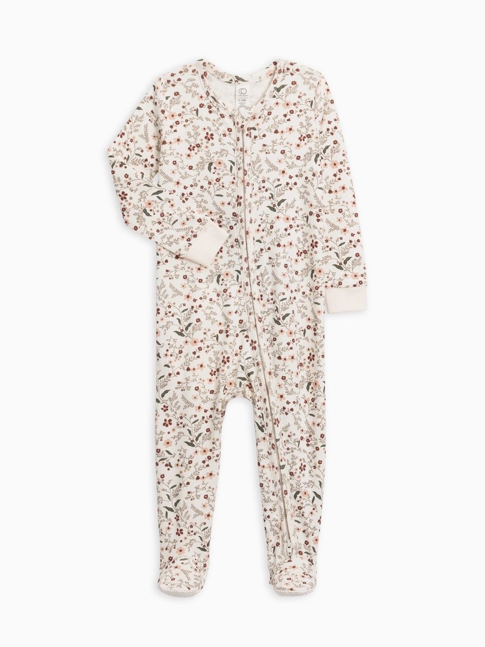 Peyton Zipper Sleeper | Hailey Floral/ Fawn