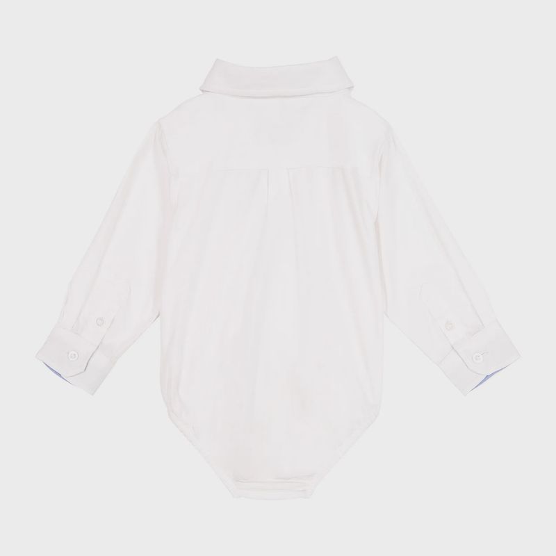 Infant Boy White Poplin Button-Down