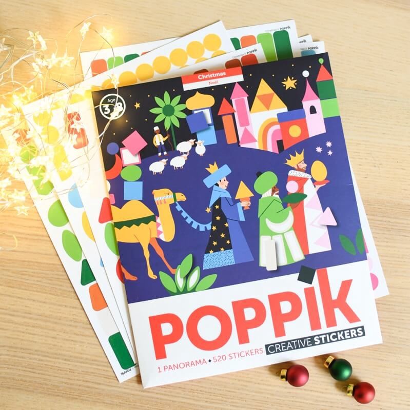 Noël - Poster Panorama en sticker 3+