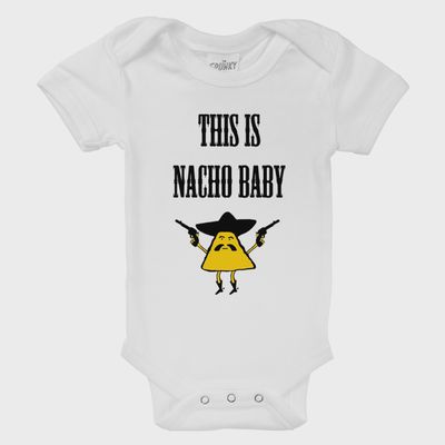 This is Nacho Baby Funny Organic Cotton Bodysuit