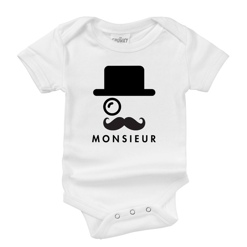 Monsieur Organic French Bodysuit/Tee