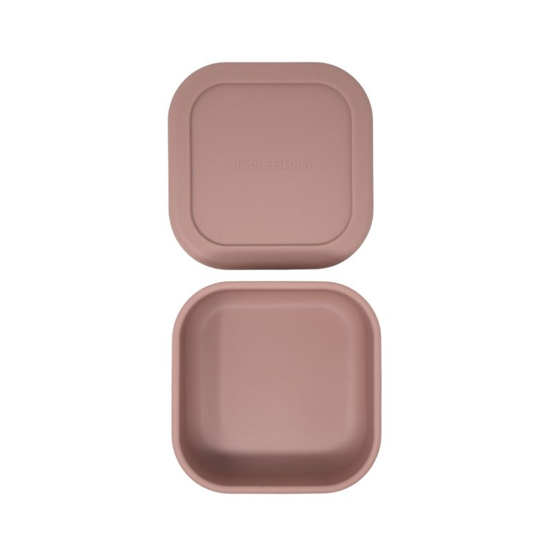 Silicone Mini Bento Box | Rosewood