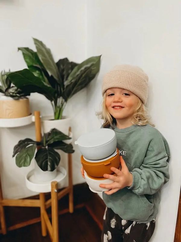 Silicone Suction Bowl | Rosewood