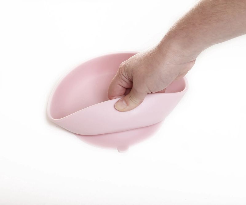 Baby Silicone Suction Bowl - Blush