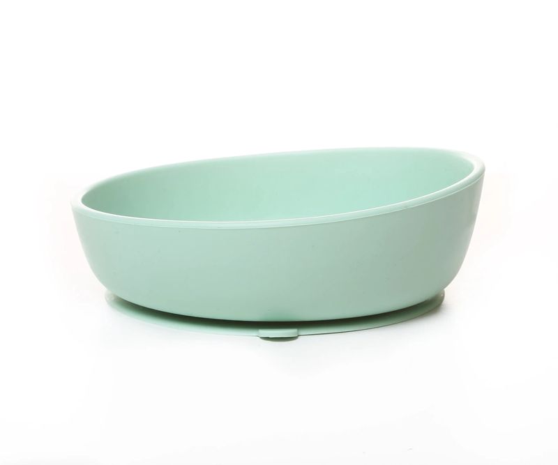 Baby Silicone Suction Bowl - Mint
