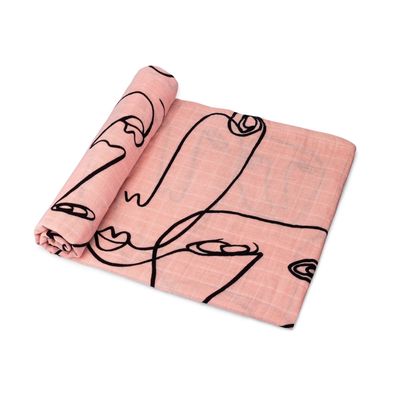 Organic Cotton Muslin Swaddle Blanket | Motherhood