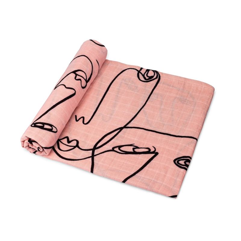 Organic Cotton Muslin Swaddle Blanket | Motherhood