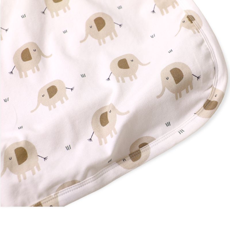 Hooded Baby Towel -  Elephant (Organic Cotton)