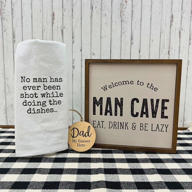 No Man Has Ever Been Shot While Doing The 16x24 Hand Towel