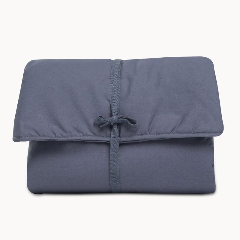On The Go Portable Changing Pad- Folkstone Grey