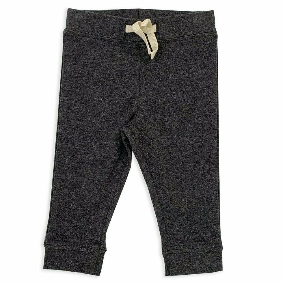 Drawstring Jersey Jogger Pants | Charcoal Heather