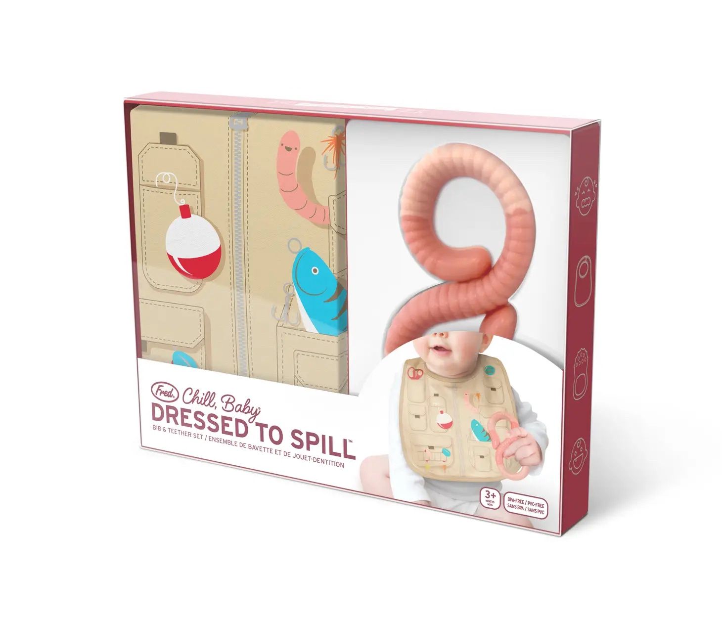 Bib &amp; Teether Set | Fisherman