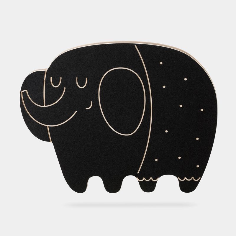 Elephant, Animal shaped chalk board / with chalk