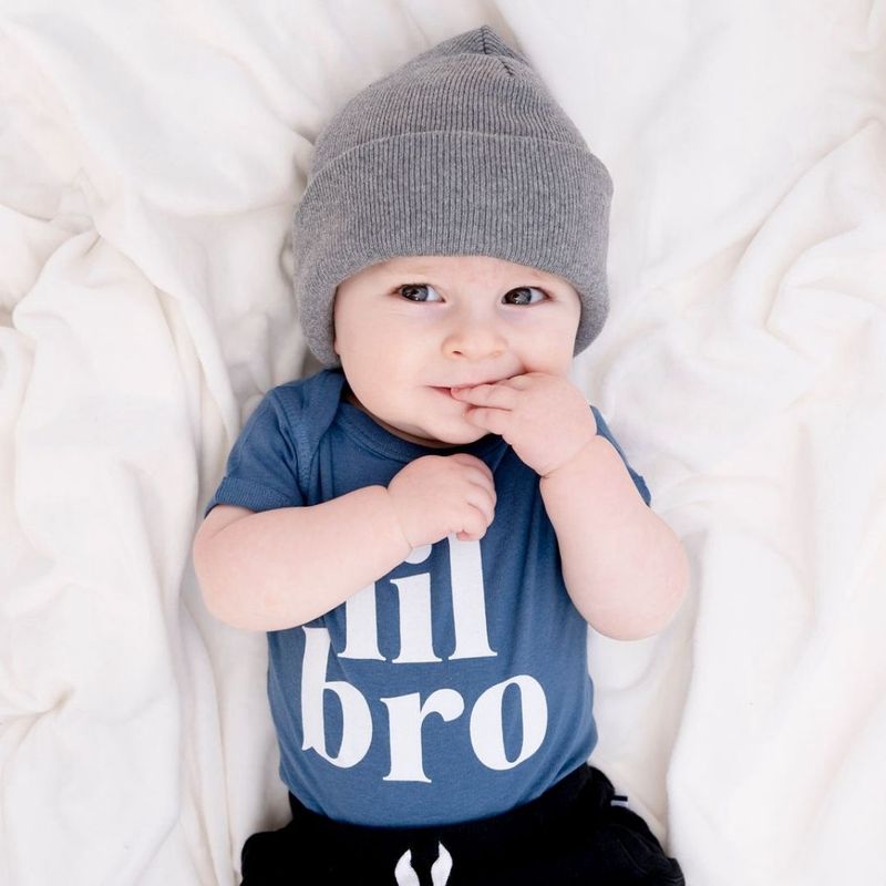 Little Bro Short Sleeve Bodysuit - Pregnancy Announcement