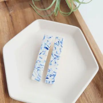 Eleanor Hair Clips | Greek Goddess Blue