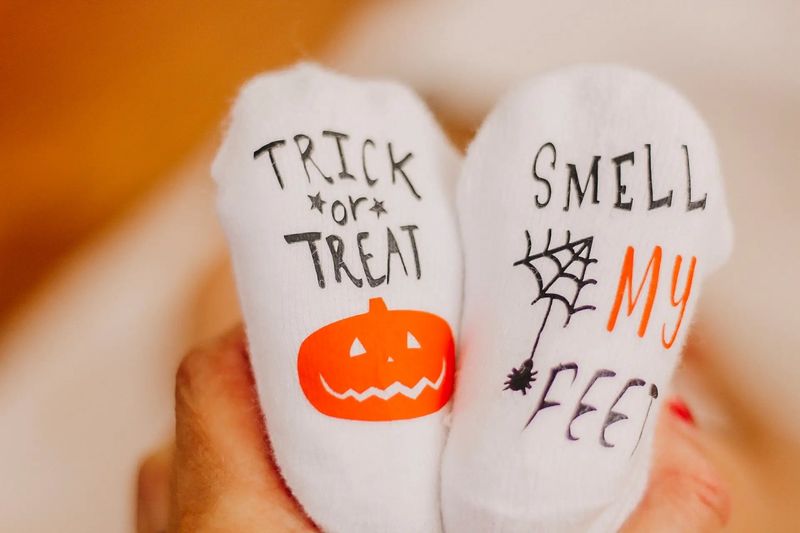 Trick or Treat Smell My Feet Socks
