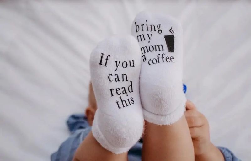 Bring Mom Coffee Socks