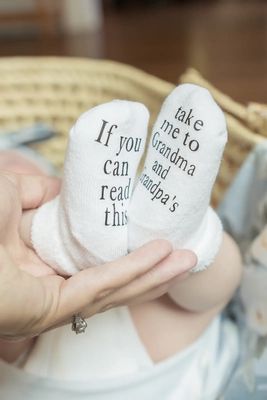 Take Me to Grandparents Socks
