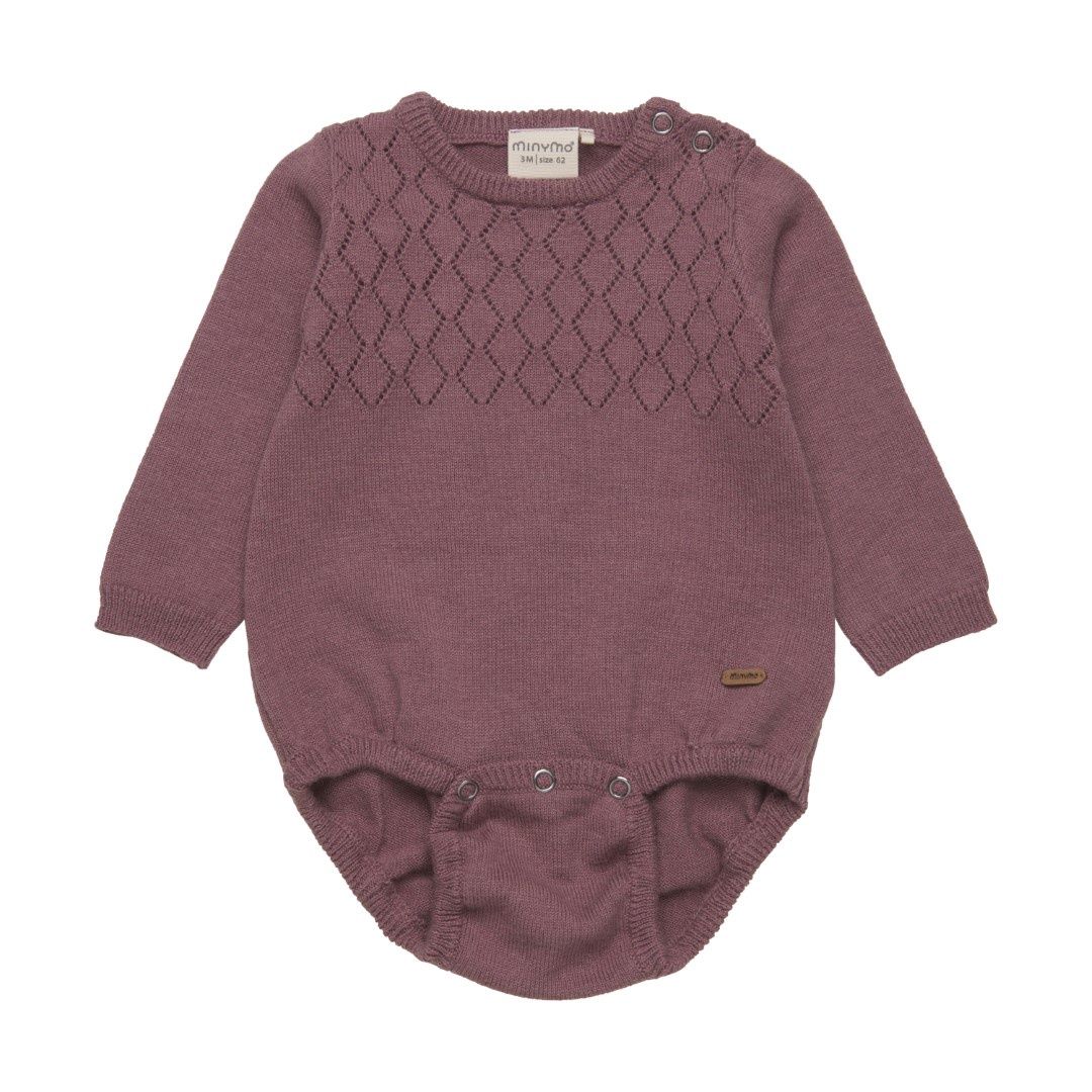 Bodysuit LS Knit | Grapeshake