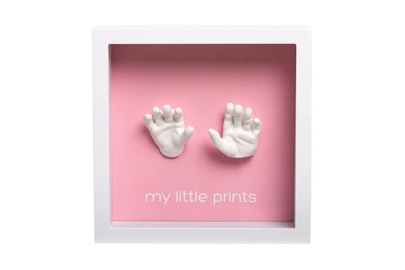 3D Baby Hand or Foot Print Frame &amp; Clay Impression Kit