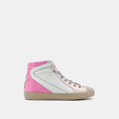 Rooney Pink Lizard Sneaker