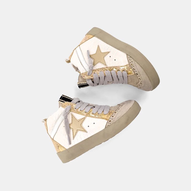 Paulina Blush Snake Sneaker