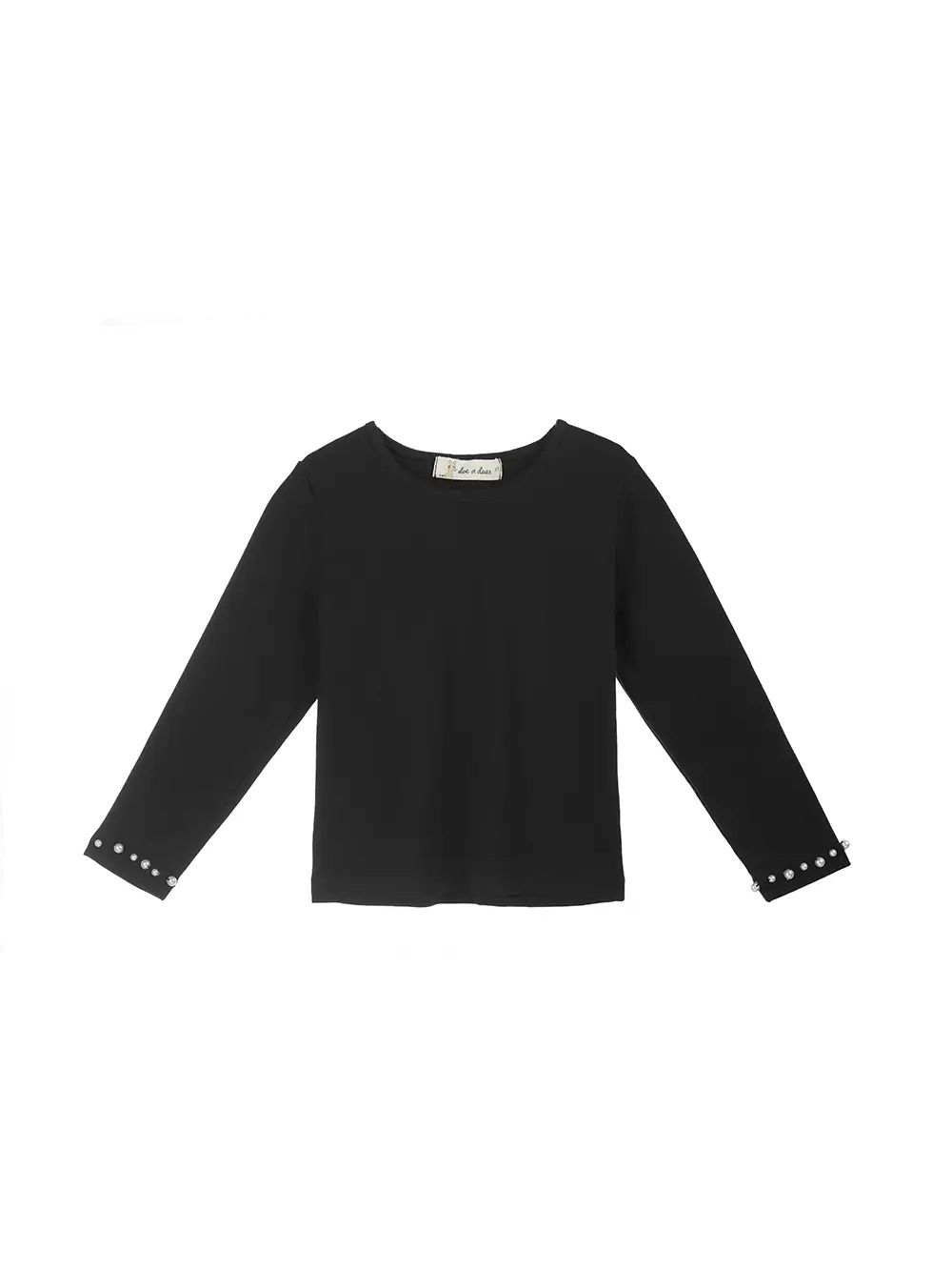 Black Pearl Trim Top