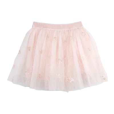 Pink Floral Mesh Tutu