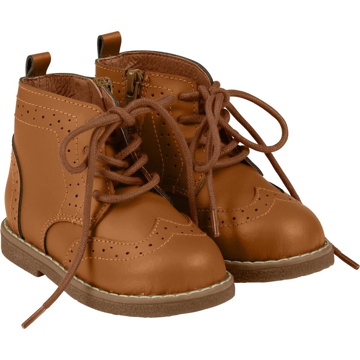 SLOANE LACED BROGUE BOOTS