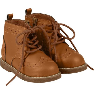 SLOANE LACED BROGUE BOOTS