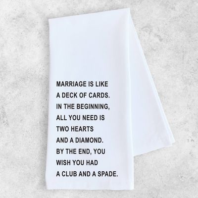 Tea Towel | Marriage