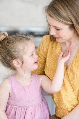 Momma + Me Bee Necklace Set