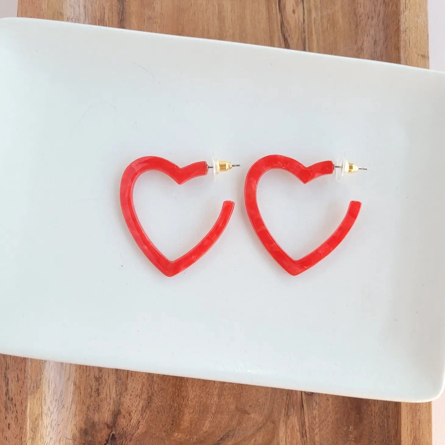Heart Hoops | Earrings